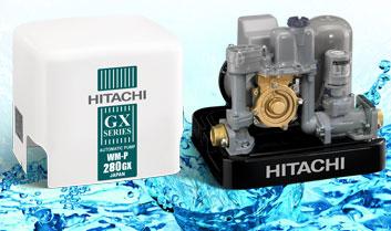Bơm tăng áp tự động ( bơm được nước nóng ) Hitachi WM-P150GX2-SPV-WH