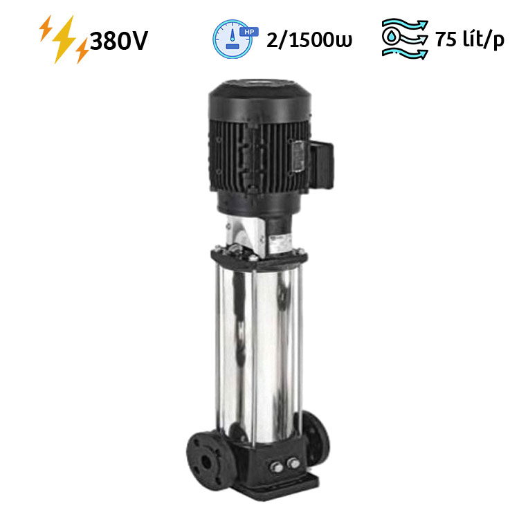 Máy bơm ly tâm trục đứng Ebara EVMSG10 3F5 Q1BEG E/1.5