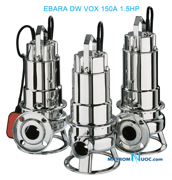 Máy bơm nước thải EBARA DW VOX  150 MA 1.5HP