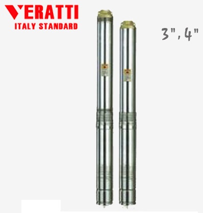 Bơm hỏa tiển Veratti 4 inch 4SD10/13-2.2