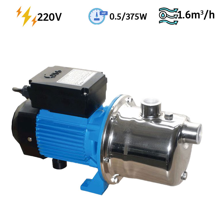 Máy bơm trục ngang đầu iox APP LSJ-05 E tăng áp 1/2HP