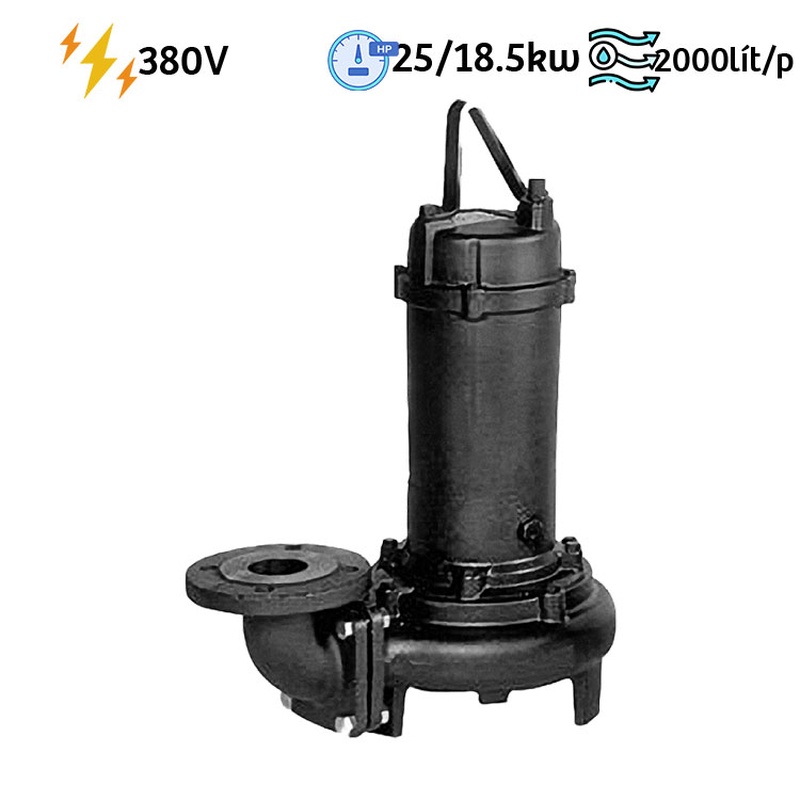 Bơm chìm nước thải không phao Ebara 250DL 518.5 (SD) 25HP 1 Bơm chìm nước thải không phao Ebara 250DL 518.5 (SD) 25HP
