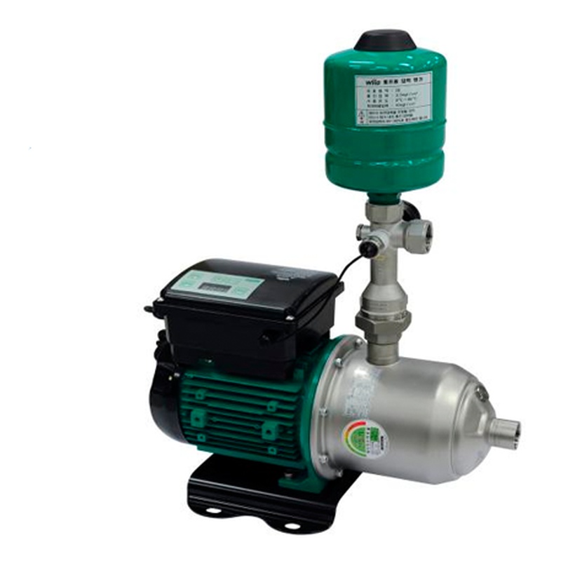 Bơm tăng áp biến tần chịu nhiệt Wilo PBI-L803EA siêu lưu lượng kết hợp đẩy cao 2 Bơm tăng áp biến tần chịu nhiệt Wilo PBI-L803EA
