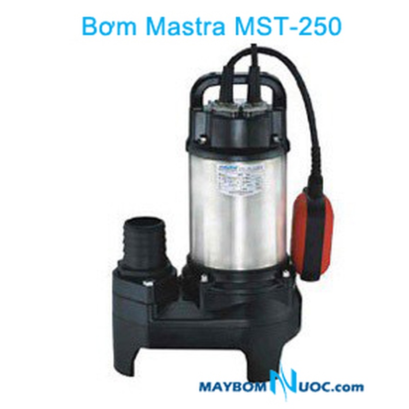 Máy bơm chìm hút nước thải Mastra MCS 0.25 (model cũ MST-250) 1 Máy bơm chìm hút nước thải Mastra MCS 0.25 (model cũ MST-250)