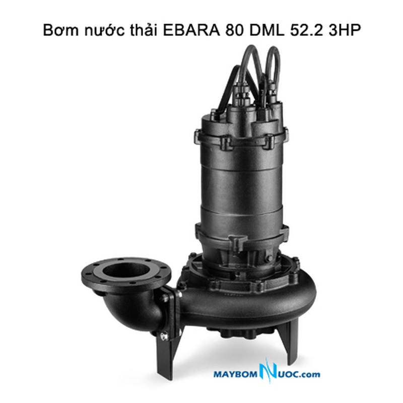 Máy bơm chìm nước thải EBARA 80 DML 52.2 3HP 1 Máy bơm chìm nước thải EBARA 80 DML 52.2 3HP