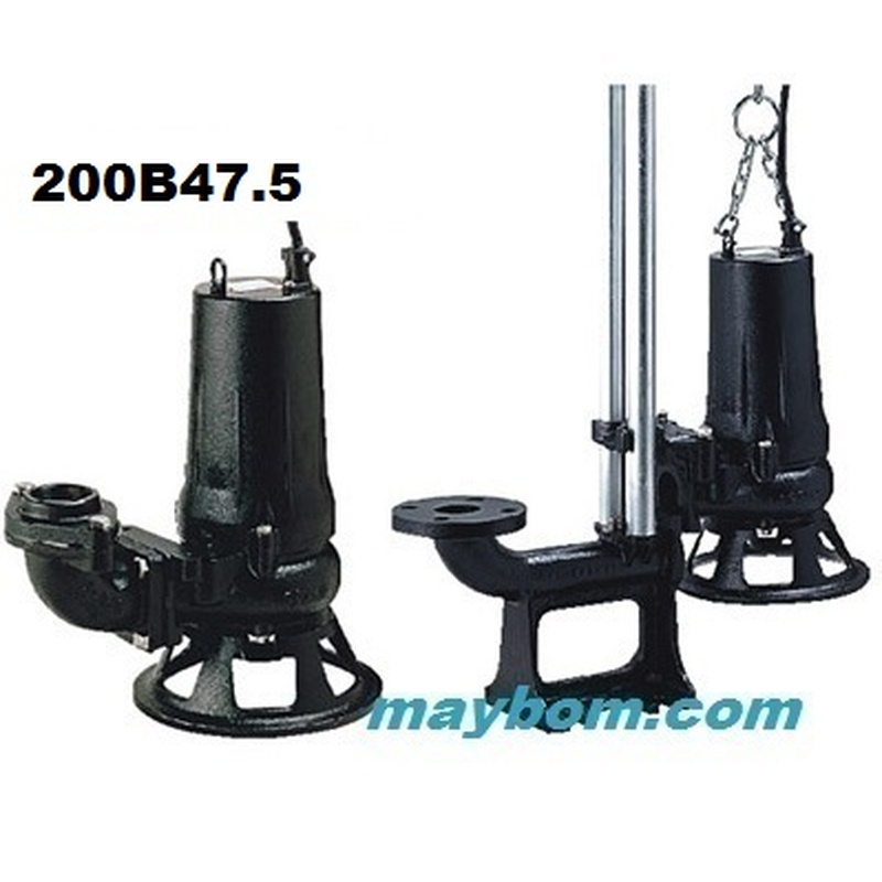 Máy bơm chìm nước thải TSURUMI 200B47.5 cánh kín 1 Máy bơm chìm nước thải TSURUMI 200B47.5 cánh kín