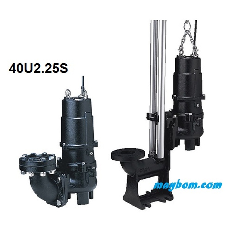 Máy bơm chìm nước thải TSURUMI 40U2.25S cánh xoáy 2 Máy bơm chìm nước thải TSURUMI 40U2.25S cánh xoáy