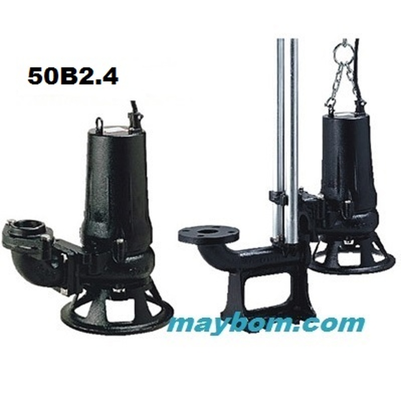 Máy bơm chìm nước thải TSURUMI 50B2.4 cánh kín 1 Máy bơm chìm nước thải TSURUMI 50B2.4 cánh kín