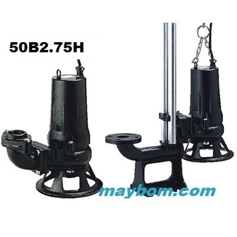 Máy bơm chìm nước thải TSURUMI 50B2.75H cánh kín 1 Máy bơm chìm nước thải TSURUMI 50B2.75H cánh kín
