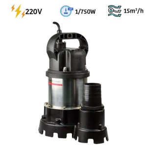 Máy bơm hố móng, bùn loãng APP TAS-750A (có phao)