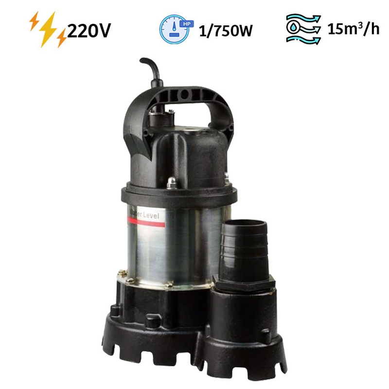 Máy bơm hố móng, bùn loãng, nước thải APP TAS-750A có phao 1 Máy bơm hố móng, bùn loãng APP TAS-750A (có phao)