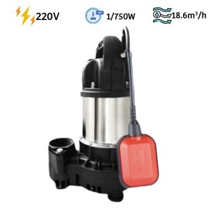 Máy bơm hút hố móng bùn loãng APP SV-750A (có phao)