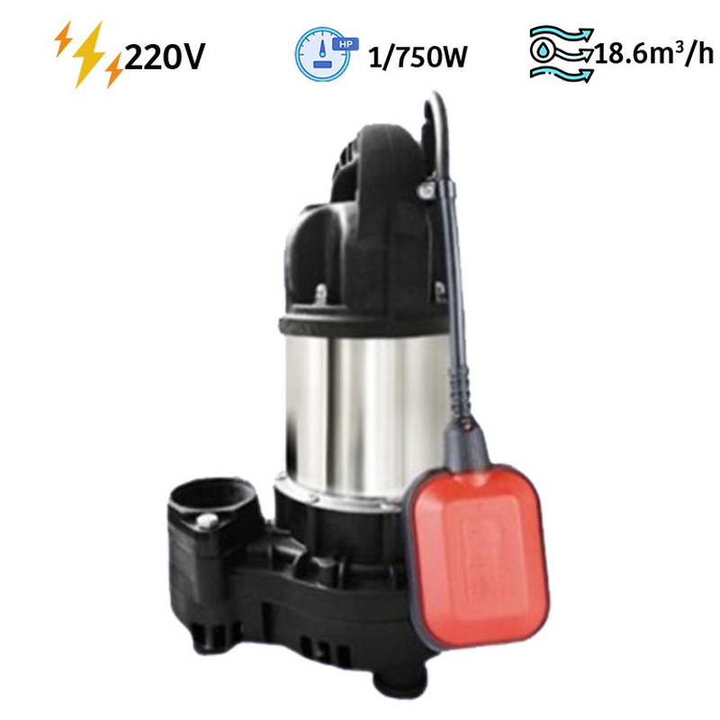 Máy bơm hút hố móng bùn loãng APP SV-750A (có phao) 1 Máy bơm hút hố móng bùn loãng APP SV-750A (có phao)