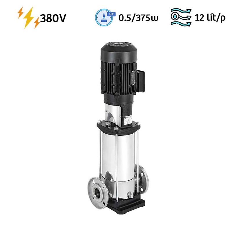 Máy bơm ly tâm trục đứng Ebara EVMSG1 5F5 Q1BEG E/0.37 1 Máy bơm ly tâm trục đứng Ebara EVMSG1 5F5 Q1BEG E/0.37