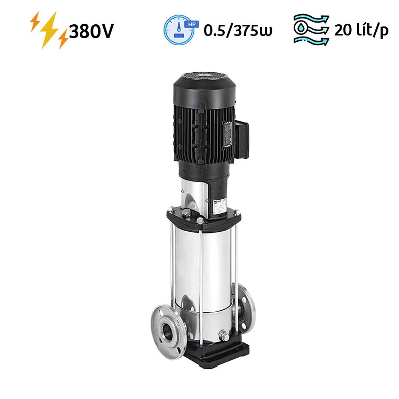 Máy bơm ly tâm trục đứng Ebara EVMSG3 2F5 Q1BEG E/0.37 1 Máy bơm ly tâm trục đứng Ebara EVMSG3 2F5 Q1BEG E/0.37