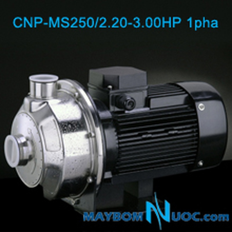 Máy bơm ly tâm trục ngang CNP MS250/2.20 3HP 1pha 1 Máy bơm ly tâm trục ngang CNP MS250/2.20 3HP 1pha
