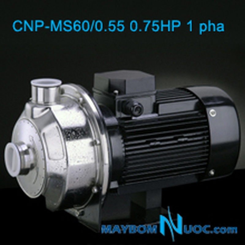 Máy bơm ly tâm trục ngang CNP MS60/0.55 0.75HP 1 pha 2 Máy bơm ly tâm trục ngang CNP MS60/0.55 0.75HP 1 pha
