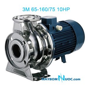 Máy bơm ly tâm trục ngang đầu inox 3M 65-160/7.5 10HP