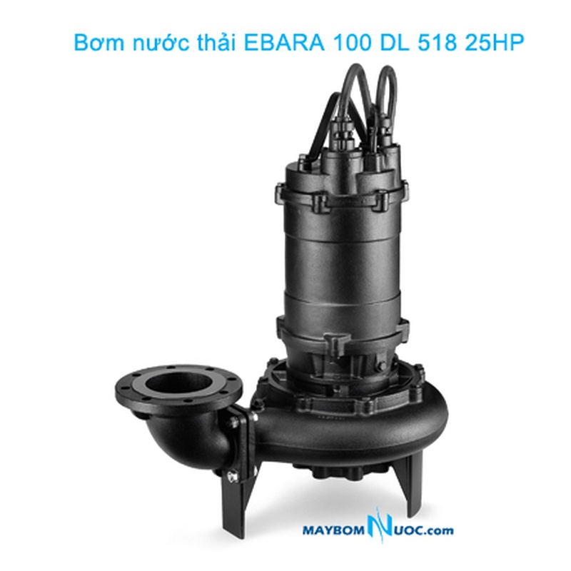 Máy bơm nước thải EBARA 100 DL 518 25HP 1 Máy bơm nước thải EBARA 100 DL 518 25HP