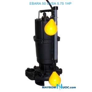 Máy bơm nước thải EBARA 50 DVSA 5.75 1HP có 2 phao