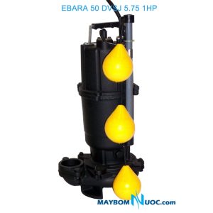 Máy bơm nước thải EBARA 50 DVSJ 5.75 1HP có 3 phao