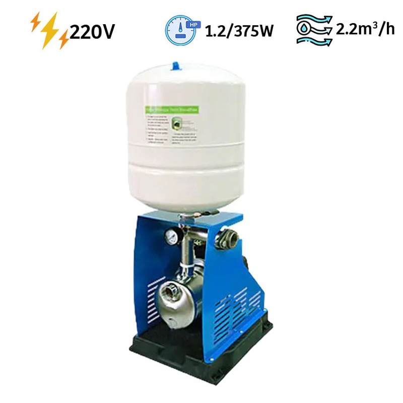 Máy bơm tự hút tăng áp APP HOME-05 1 Máy bơm tăng áp đầu inox APP HOME-05 1/2HP