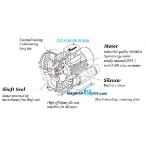 Máy thổi khí con sò Dargang DG-900-36 20KW