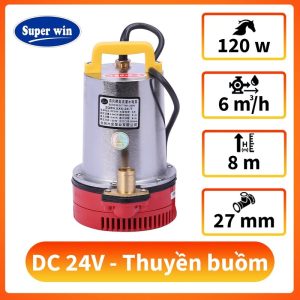 Máy bơm chìm SuperWin DC24v-Thuyền buồm